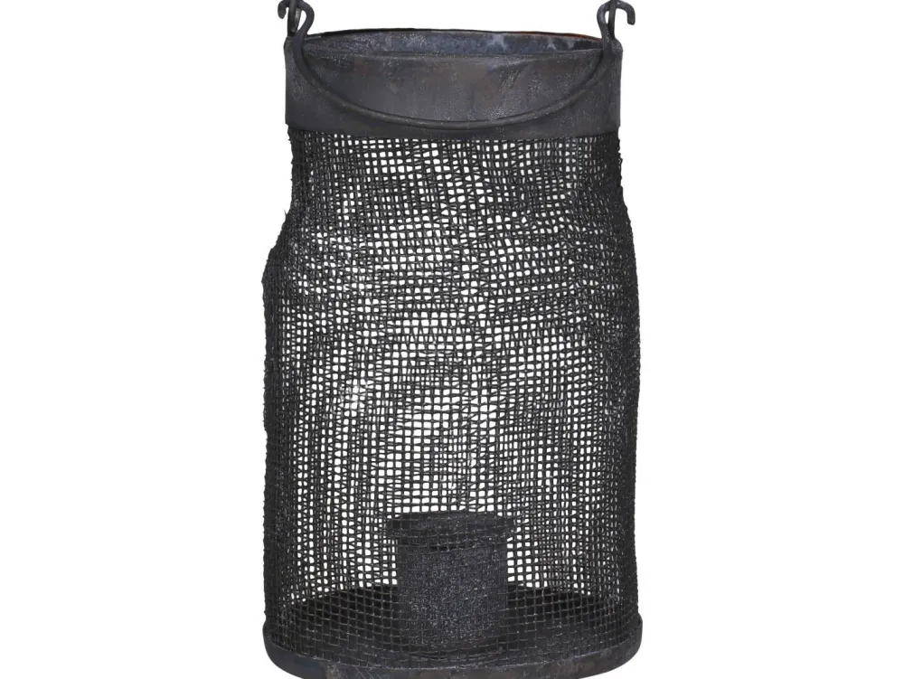 Hot Chic Antique Netz Windlicht für Stabkerzen