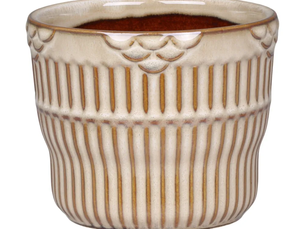 New Chic Antique Nimes Übertopf mit Rillen
