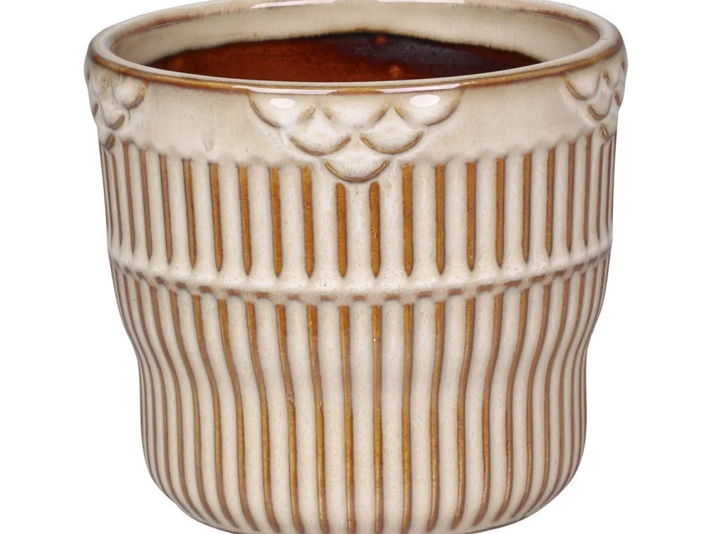 New Chic Antique Nimes Übertopf mit Rillen