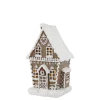 Outlet Chic Antique Noël Lebkuchenhaus mit LED