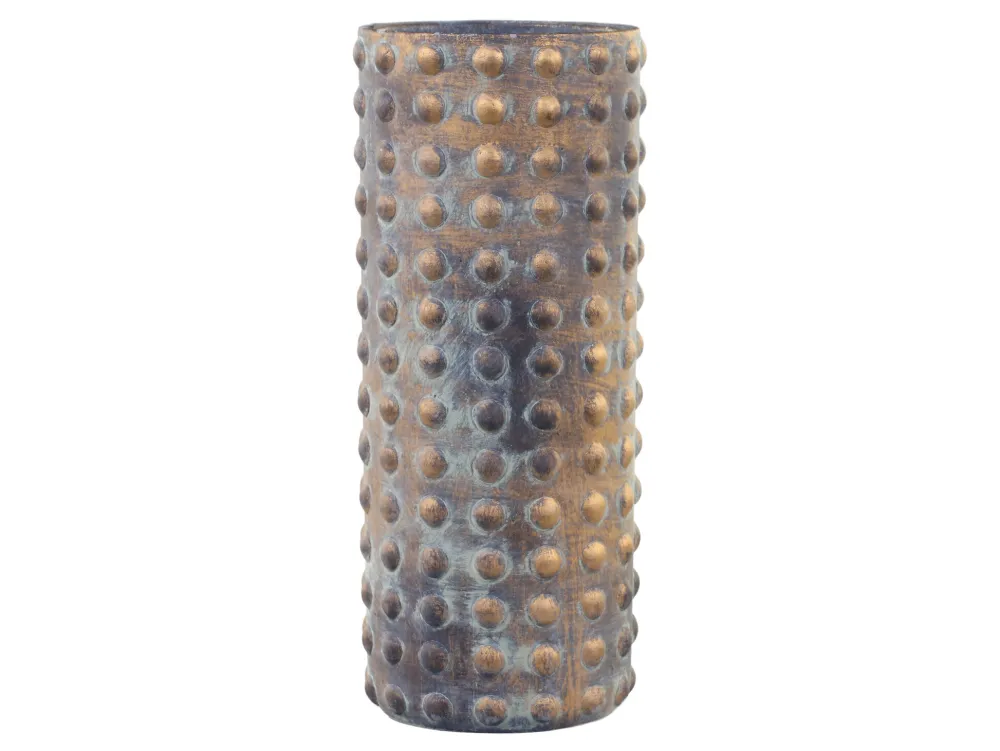 Clearance Chic Antique Noyon Vase mit Goldmuster