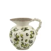 Outlet Chic Antique Olive Kanne mit Olivenmuster