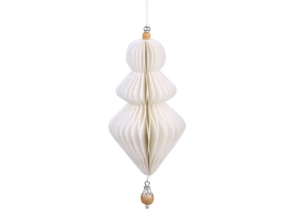 Hot Chic Antique Ornament aus Papier mit Holzperle
