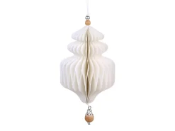 Hot Chic Antique Ornament aus Papier mit Holzperle