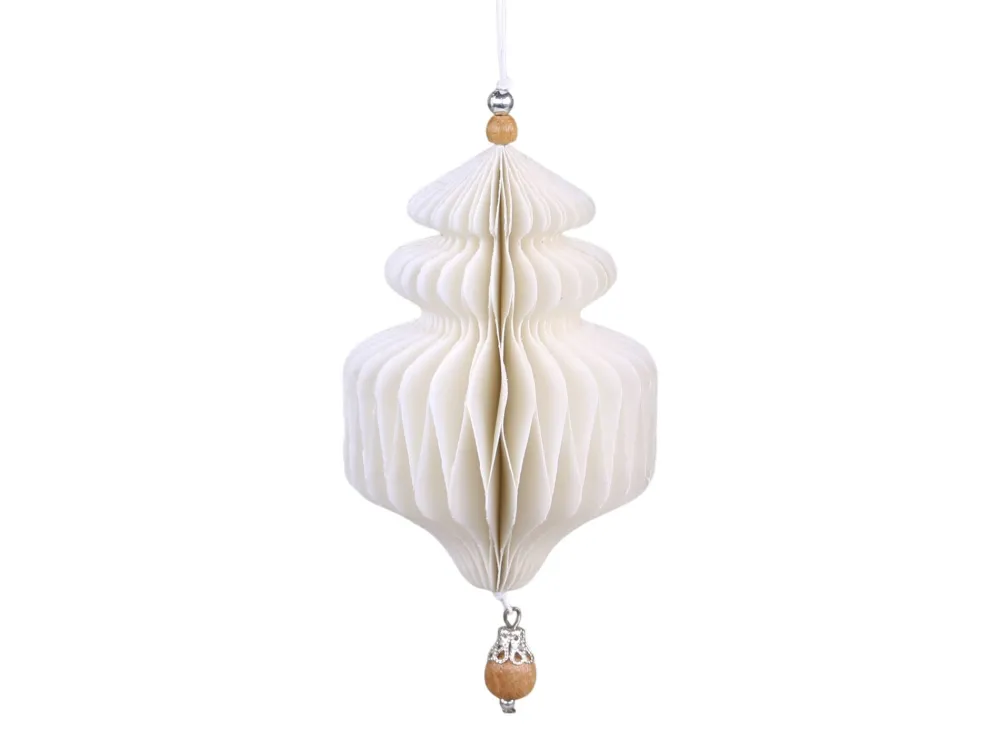 Hot Chic Antique Ornament aus Papier mit Holzperle