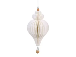 Hot Chic Antique Ornament aus Papier mit Holzperle