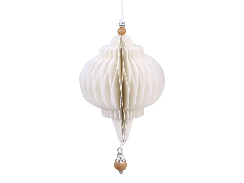 Hot Chic Antique Ornament aus Papier mit Holzperle