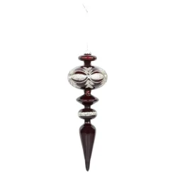 Clearance Chic Antique Ornament aus Glas mit Glitzer
