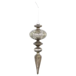 Clearance Chic Antique Ornament aus Glas mit Glitzer