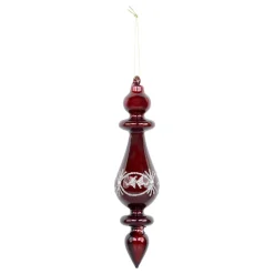 Clearance Chic Antique Ornament aus Glas mit Glitzer