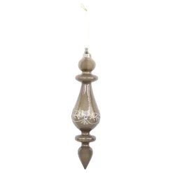Clearance Chic Antique Ornament aus Glas mit Glitzer
