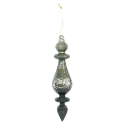 Clearance Chic Antique Ornament aus Glas mit Glitzer