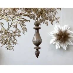Clearance Chic Antique Ornament aus Glas mit Glitzer