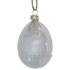 Best Chic Antique Osterei mit Muster aus Glas