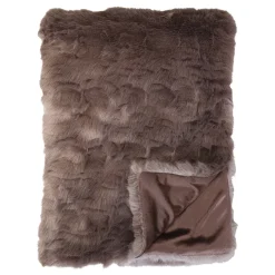 Online Chic Antique Plaid aus Pelzimitat