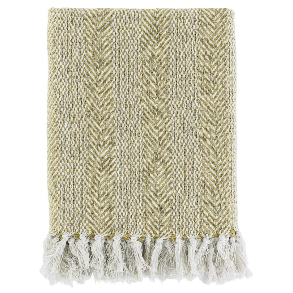 Best Chic Antique Plaid Decke Aix aus recycelter Baumwolle