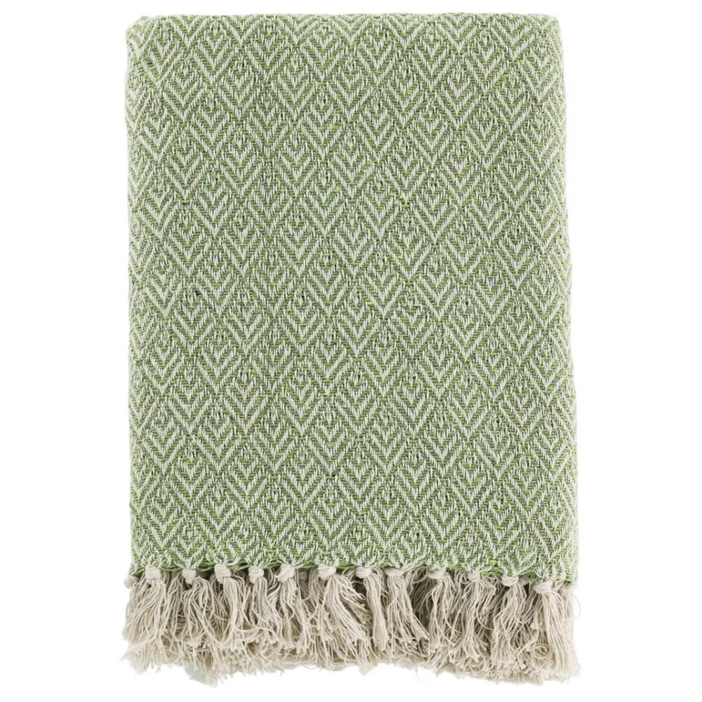 Best Chic Antique Plaid Decke Aix aus recycelter Baumwolle