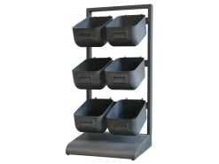 Best Chic Antique Regal mit 6 abnehmbare Boxen