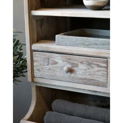 Clearance Chic Antique Regal mit Ablageböden und Schubladen