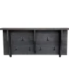 Best Chic Antique Regalbrett mit 6 Haken