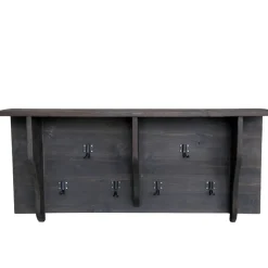 Best Chic Antique Regalbrett mit 6 Haken