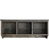 New Chic Antique Regalbrett mit 3 Fächern und 4 Haken