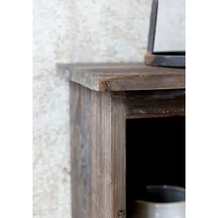New Chic Antique Regalbrett mit 3 Fächern und 4 Haken