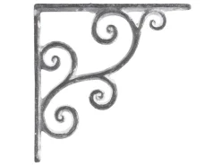Clearance Chic Antique Regalträger aus Eisen mit Muster