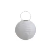Chic Antique Reispapier Lampe mit Solarzellen