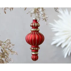 Hot Chic Antique Roter Ornament Aufhänger