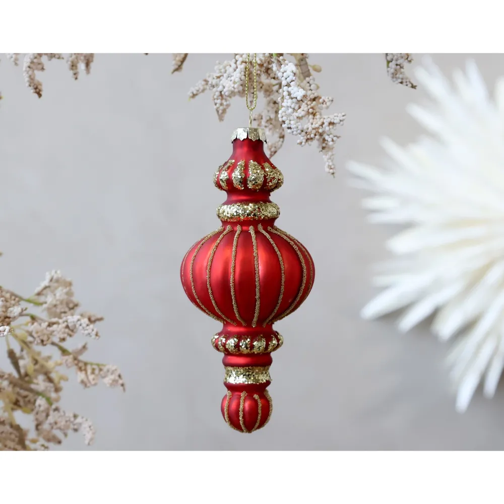 Hot Chic Antique Roter Ornament Aufhänger