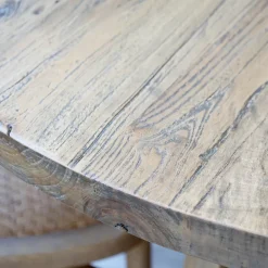 Sale Chic Antique Runder Esstisch aus Recyclingholz