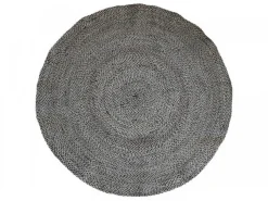 Best Chic Antique Runder Teppich mit Muster