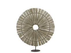 Best Chic Antique Rundes Dekor auf Fuß
