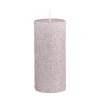 Chic Antique Rustikale Stumpenkerze rau
