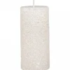 Online Chic Antique Rustikale Stumpenkerze mit Glitzer