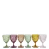 Clearance Chic Antique Saint-Émilion Weingläser mit Muster, 6 Farben