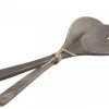 New Chic Antique Salatbesteck Laon 2er Set aus Mangoholz