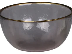 Discount Chic Antique Schale mit Goldrand