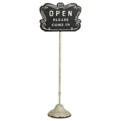 Best Chic Antique Schild Open