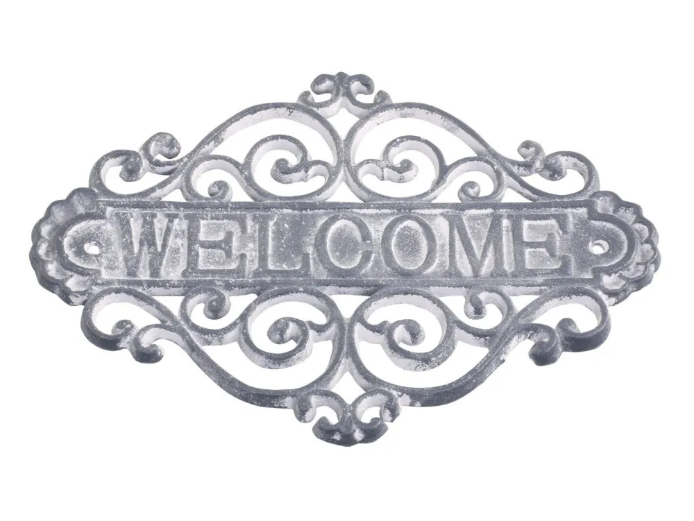 Sale Chic Antique Schild Welcome