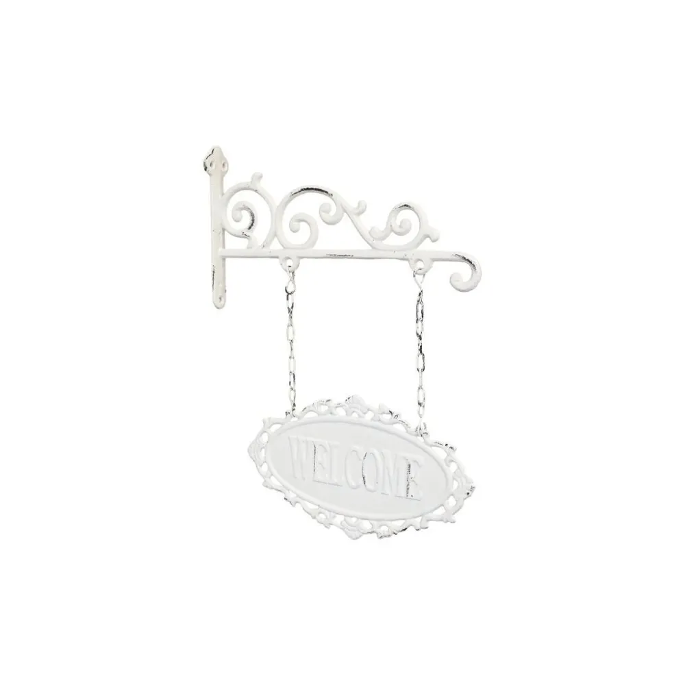 New Chic Antique Schild Welcome aus Eisen