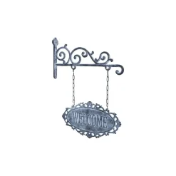 New Chic Antique Schild Welcome aus Eisen