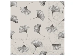 Outlet Chic Antique Serviette Gingko Blätter