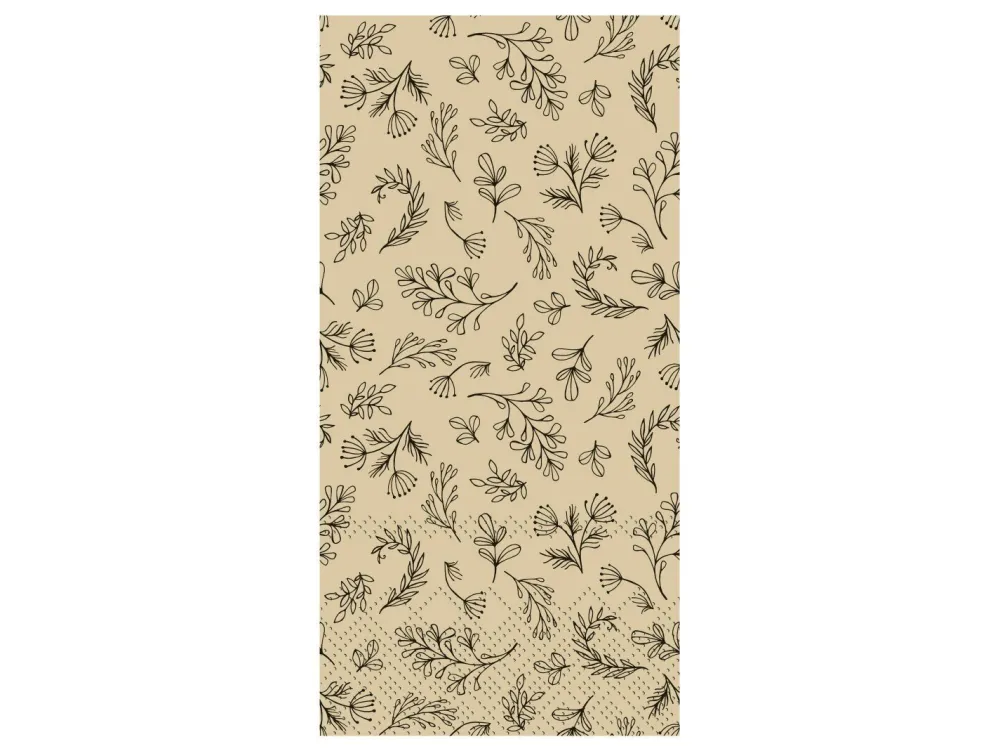 Clearance Chic Antique Serviette mit Blättern