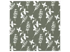 New Chic Antique Serviette mit Blumen