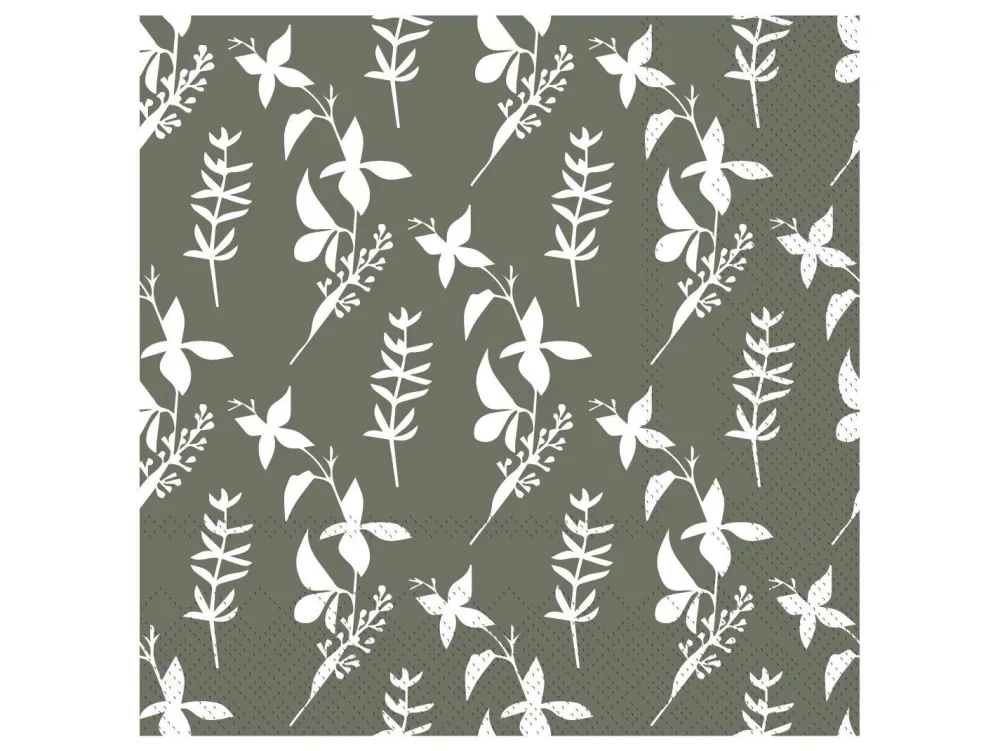 New Chic Antique Serviette mit Blumen