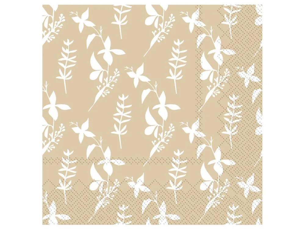 New Chic Antique Serviette mit Blumen