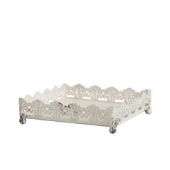 Hot Chic Antique Serviettenhalter mit Dekorkante