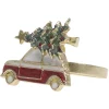 Clearance Chic Antique Serviettenring mit Auto und Weihnachtsbaum
